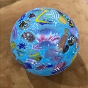 Colorful Glass Paperweight